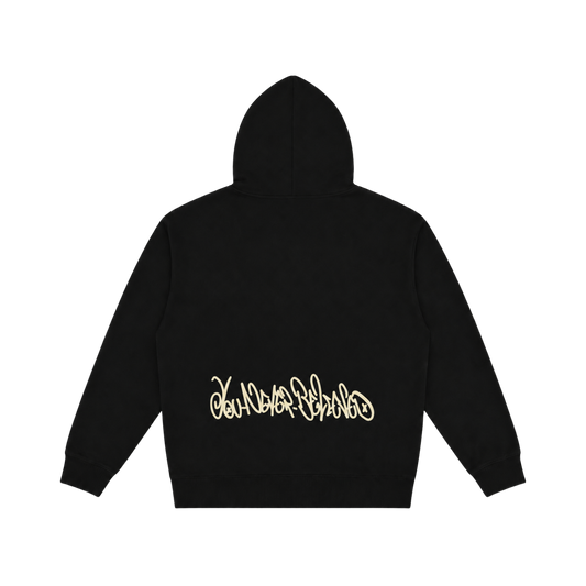 Black Groove Hoodie "YouNeverBelieved"