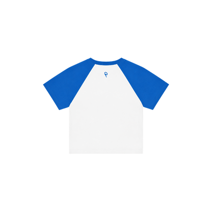 Groove Signature Baby Tee "Blue/White"