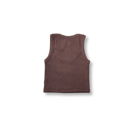 Groove Signature Tank Top Brown