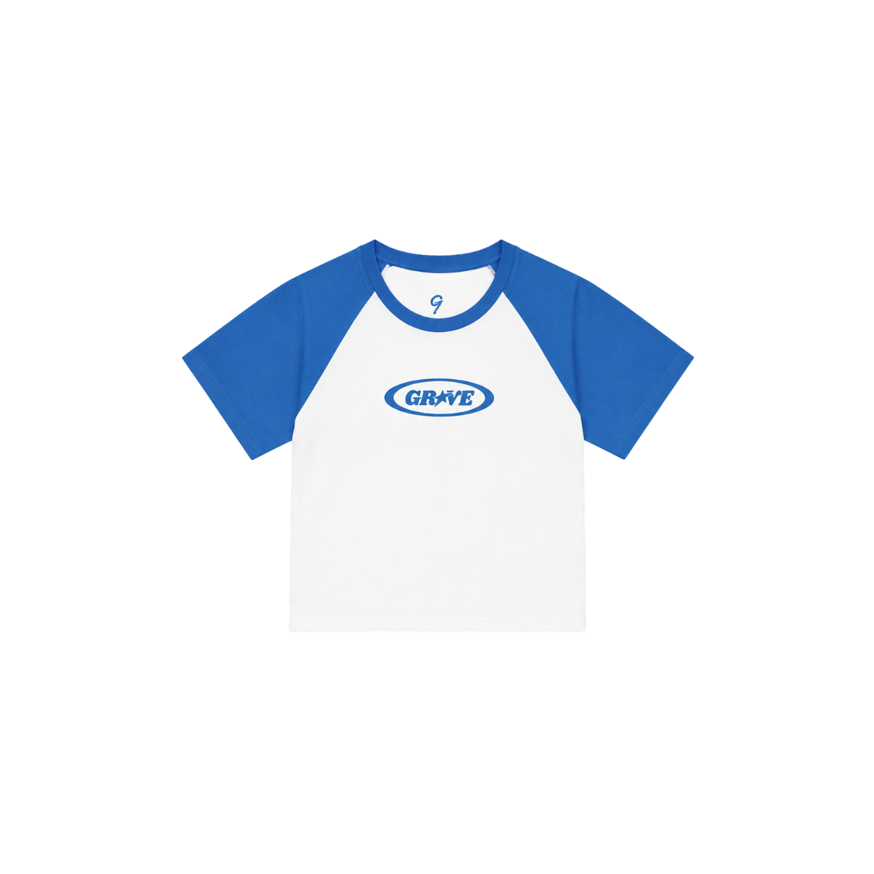 Groove Signature Baby Tee "Blue/White"